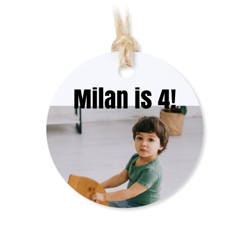 Small cotton bags with Round Label - set of 12