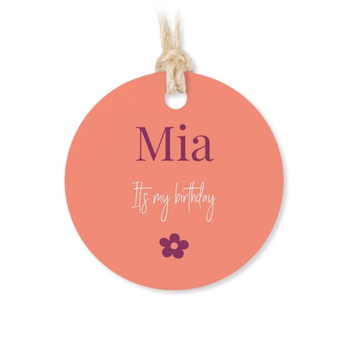 Small cotton bags with Round Label - set of 12 Small cotton bags with Round Label - set of 12