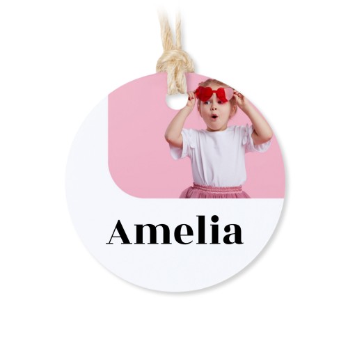 Sachets en coton avec étiquette ronde (lot de 12)