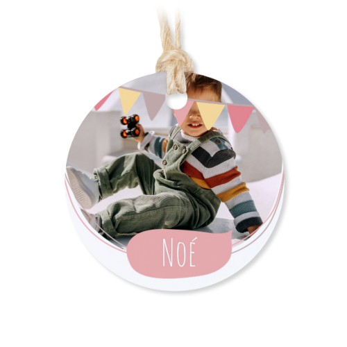 Pienet kangaspussit pyöreällä etiketillä - 12 kpl