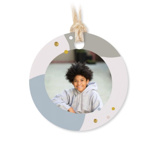 Kleine Baumwollbeutel mit rundem Etikett – 12er-Set