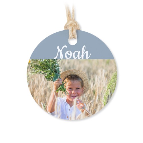 Sachets en coton avec étiquette ronde (lot de 12)