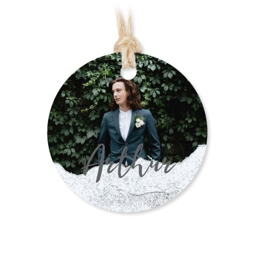 Small cotton bags with Round Label - set of 12