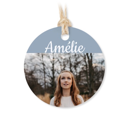 Sachets en coton avec étiquette ronde (lot de 12)