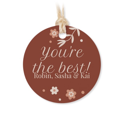 Small cotton bags with Round Label - set of 12 Small cotton bags with Round Label - set of 12