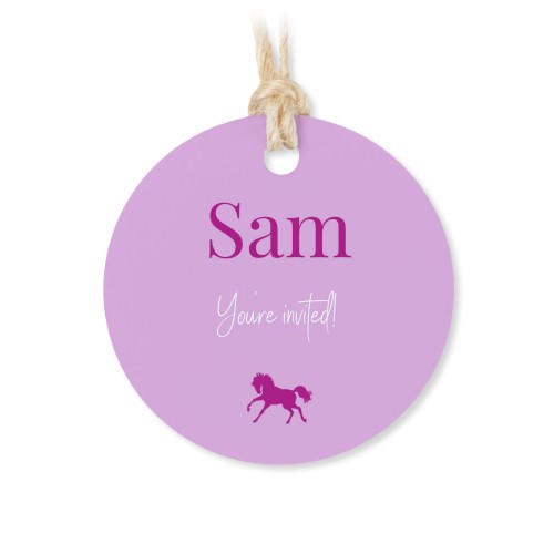 Small cotton bags with Round Label - set of 12 Small cotton bags with Round Label - set of 12