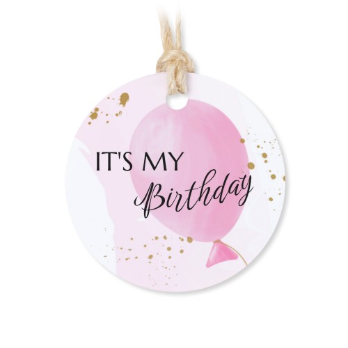 Small cotton bags with Round Label - set of 12