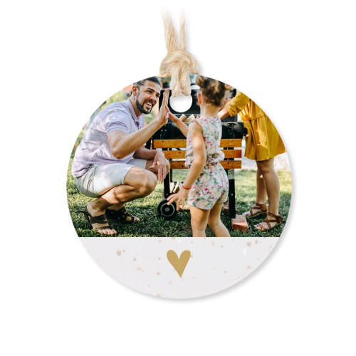 Neutral Terrazzo Heart Neutral Terrazzo Heart