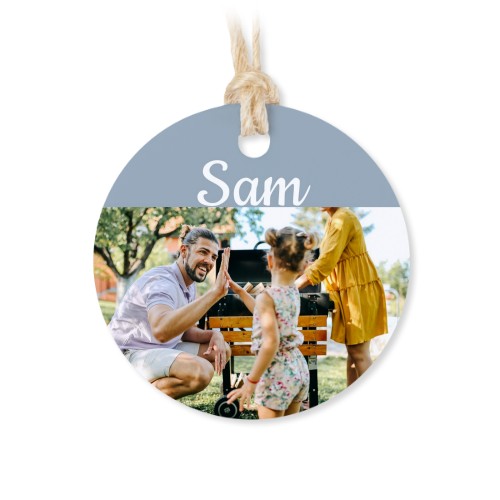 Sachets en coton avec étiquette ronde (lot de 12)