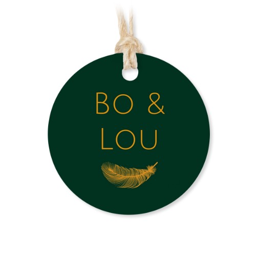 Kleine Baumwollbeutel mit rundem Etikett – 12er-Set Kleine Baumwollbeutel mit rundem Etikett – 12er-Set