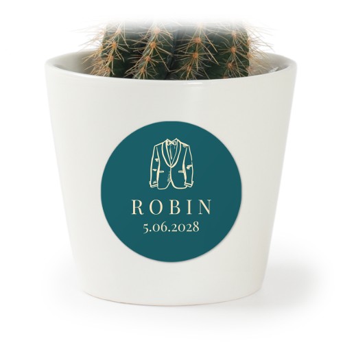 Plant Pot with Sticker - Set of 12