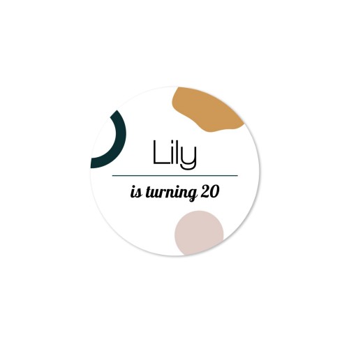 Gift Stickers Round (set of 24)