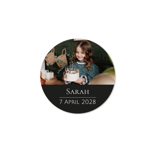 Etiquettes rondes pour cadeaux (set de 24)