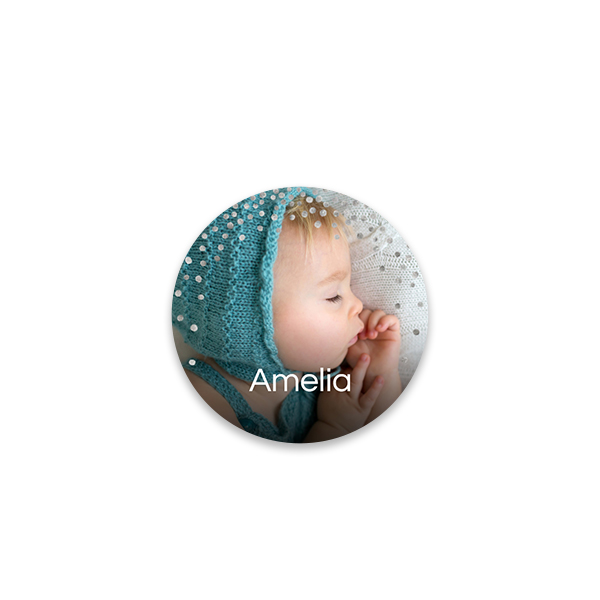 Stickers voor bedankjes rond (set van 12)