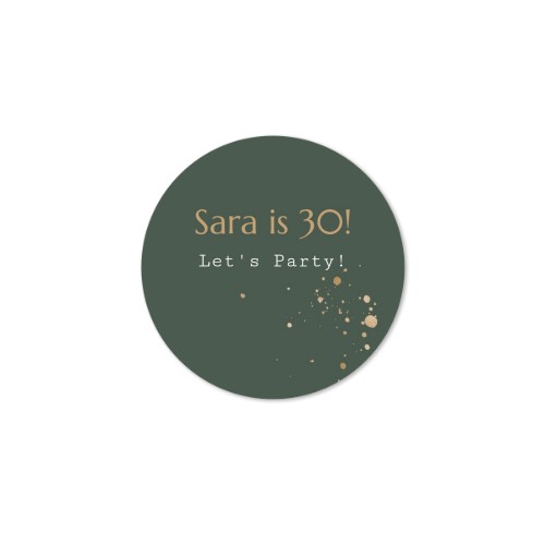Gift Stickers Round (set of 12)