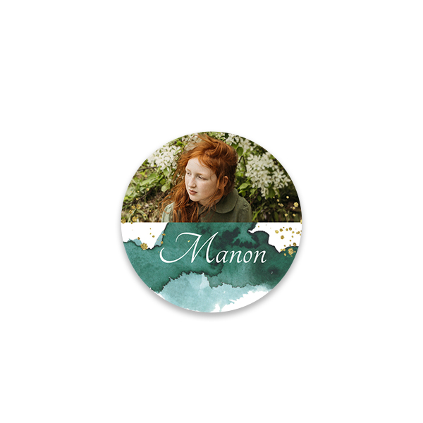 Stickers voor bedankjes rond (set van 12)