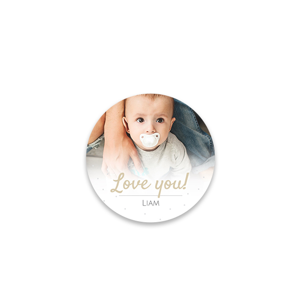 Foto Sticker Rund (12er Set)