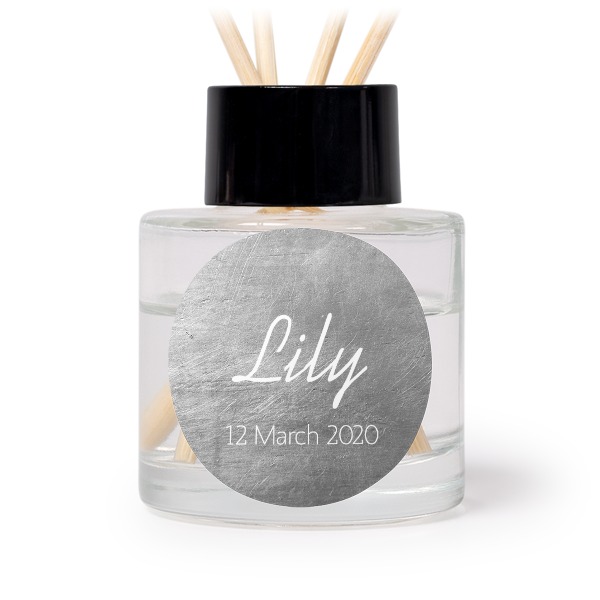 Afgeronde hoeken en metalen achtergrond