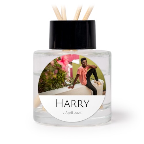 House Perfume Diffuser Black Round - set of 12