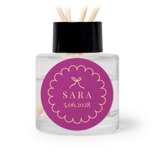 Classy Scallop Bow - Text Only Classy Scallop Bow - Text Only