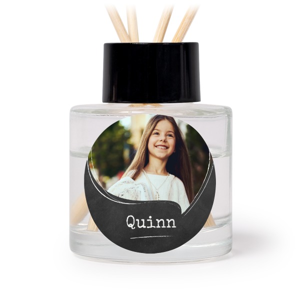 Huisparfum diffuser zwart rond - Set van 12