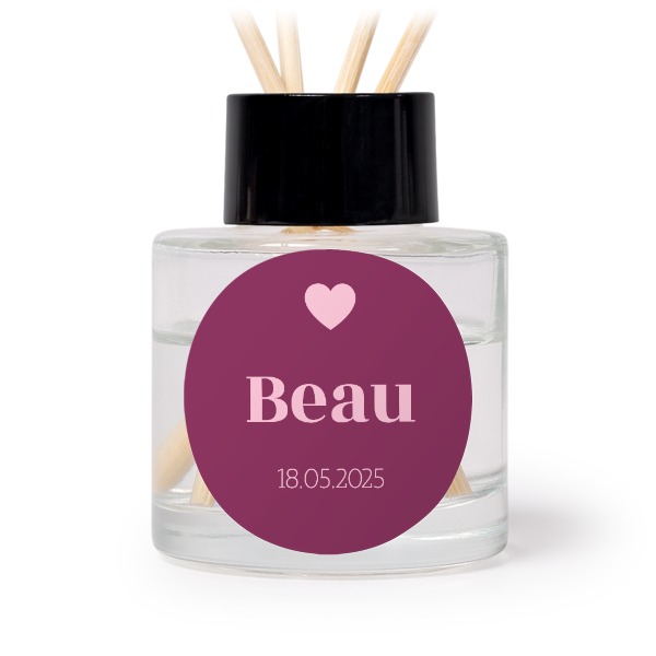 Diffuseur de parfum de maison Noir Rond (lot de 12)