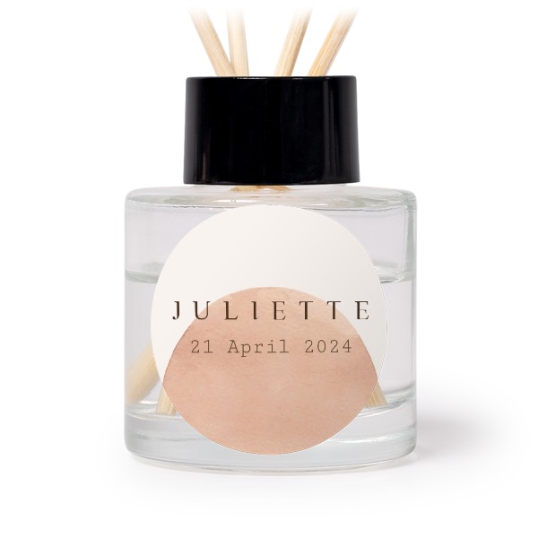 Huonetuoksu tuoksutikuilla, musta pyöreä - 12 kpl