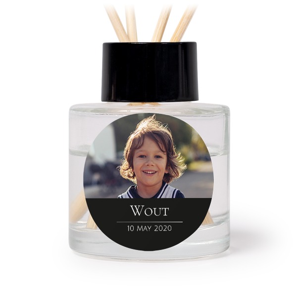 Diffuseur de parfum de maison Noir Rond (lot de 12)