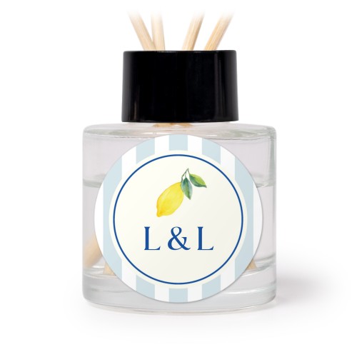 Diffuser med doftpinnar Svart Rund - 12 st