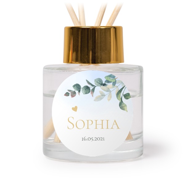 House Perfume Diffuser Gold Round - set of 12 House Perfume Diffuser Gold Round - set of 12
