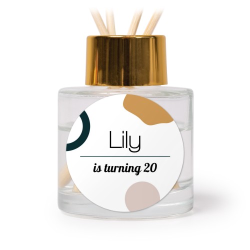 Diffuseur de parfum de maison Doré Rond (lot de 12)
