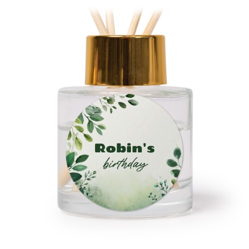 Diffuser med duftpinde Guld Rund - 12 stk Diffuser med duftpinde Guld Rund - 12 stk