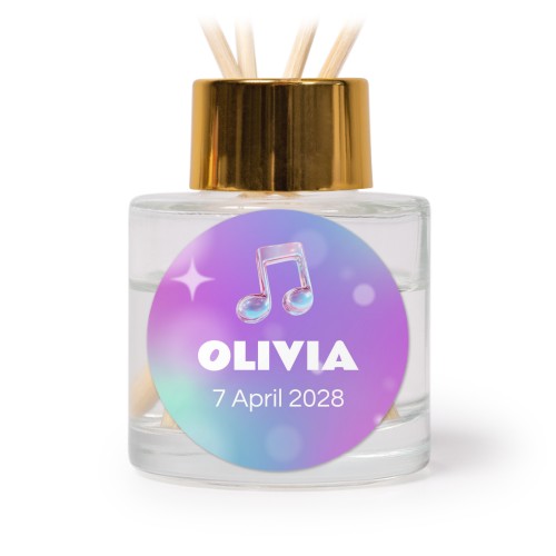 Holographic Music Notes