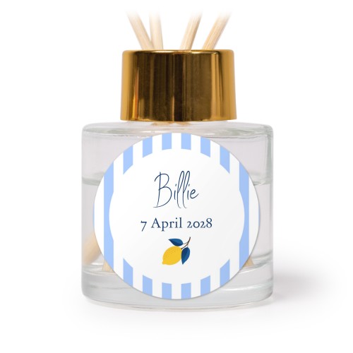 Raumduft Flakon Gold rund - 12 Stk.