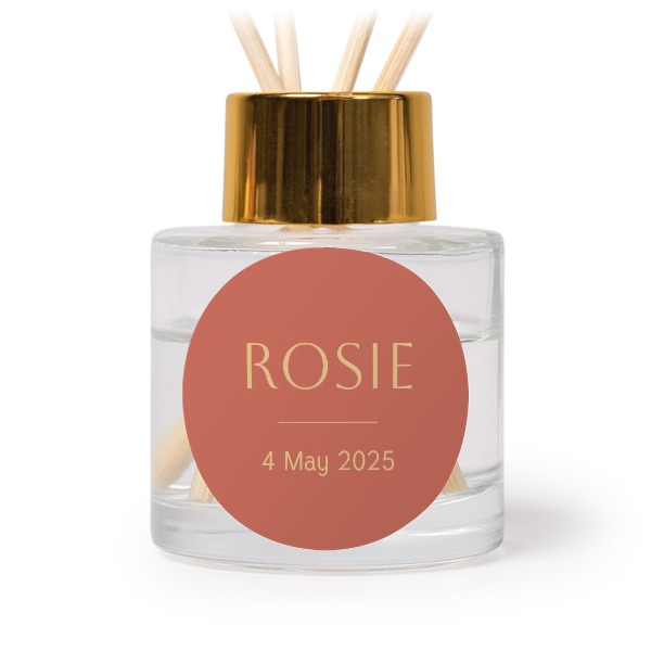 Diffuseur de parfum de maison Doré Rond (lot de 12)