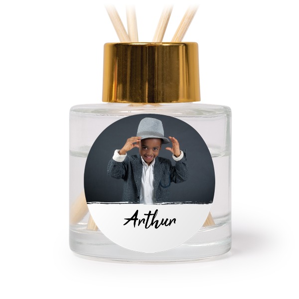 House Perfume Diffuser Gold Round - set of 12