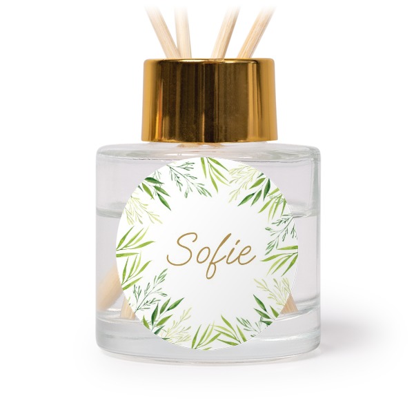 Diffuser med duftpinde Guld Rund - 12 stk Diffuser med duftpinde Guld Rund - 12 stk