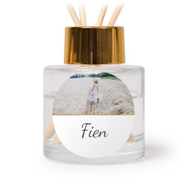 Huisparfum diffuser goud rond (set van 12)