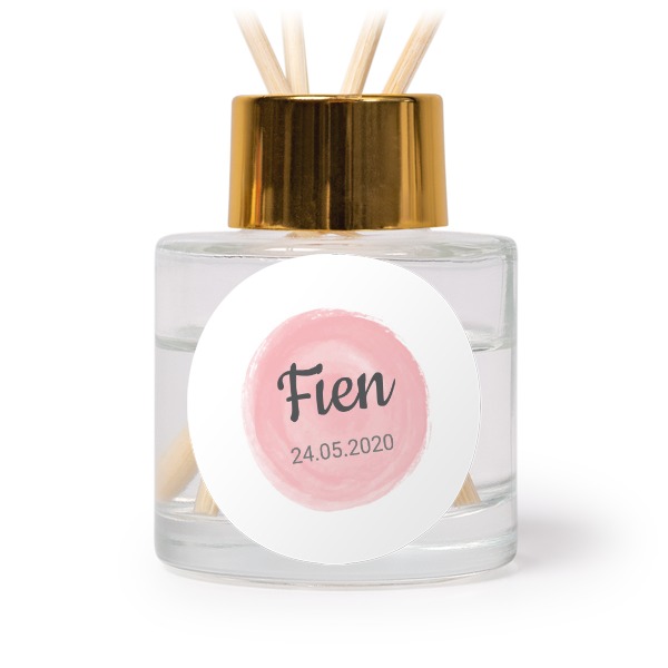 House Perfume Diffuser Gold Round - set of 12