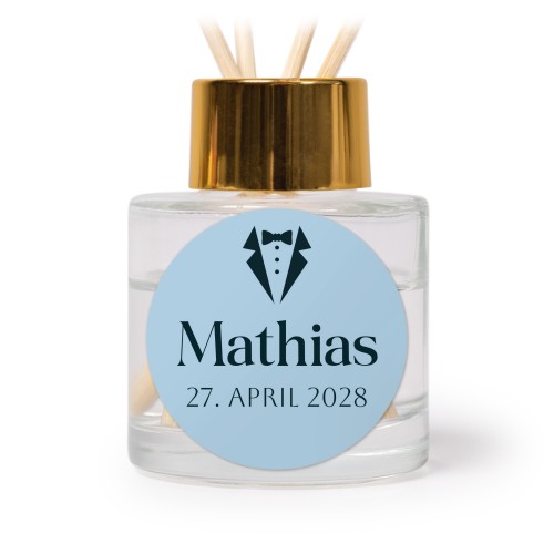 Diffuser med duftpinner Gull Rund - 12 stk Diffuser med duftpinner Gull Rund - 12 stk