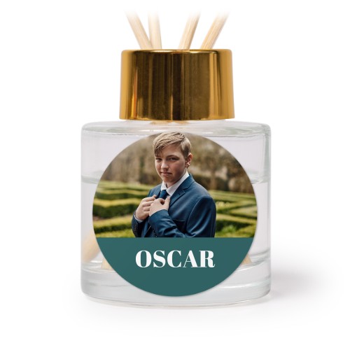 Diffuser med doftpinnar Guld Rund - 12 st