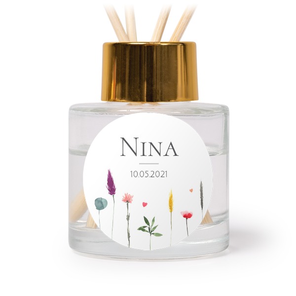 Diffuseur de parfum de maison Doré Rond (lot de 12)