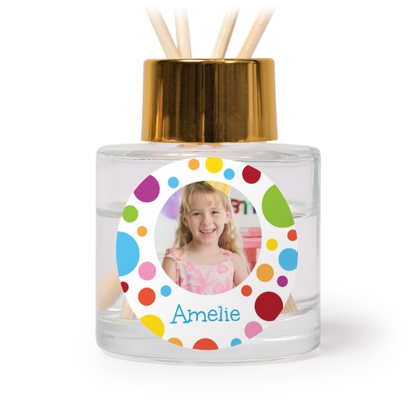 House Perfume Diffuser Gold Round - set of 12