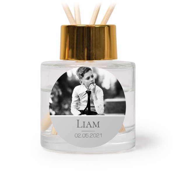 Raumduft Flakon Gold rund - 12 Stk.