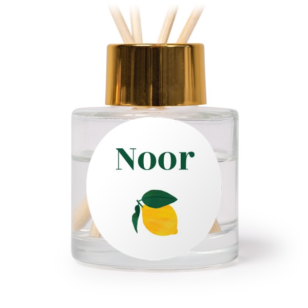 House Perfume Diffuser Gold Round - set of 12