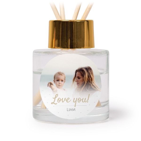 Diffuseur de parfum de maison Doré Rond (lot de 12)