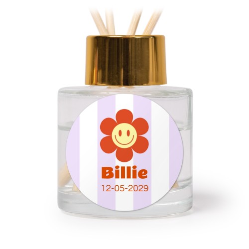 Diffuser med duftpinner Gull Rund - 12 stk