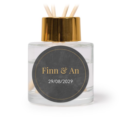 Diffuseur de parfum de maison Doré Rond (lot de 12)