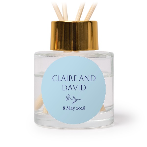 Diffuseur de parfum de maison Doré Rond (lot de 12) Diffuseur de parfum de maison Doré Rond (lot de 12)