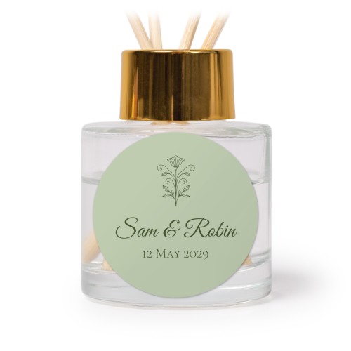 giftsticker_vintagefloralframegreen